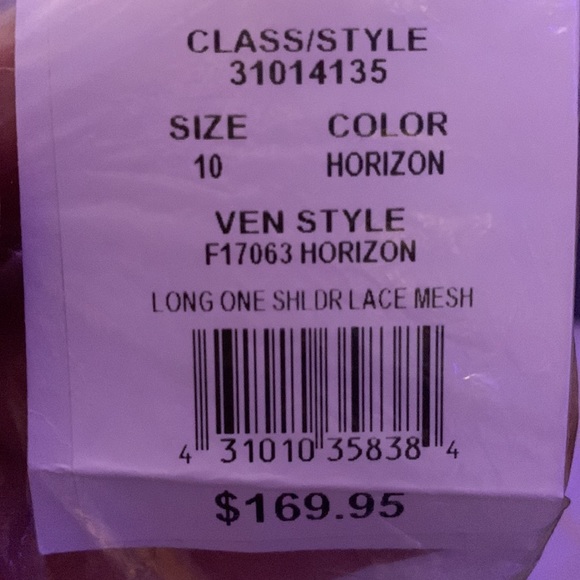 David’s Bridal bridesmaid dress - Cobalt Blue - Picture 3 of 3